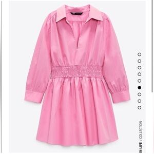 Zara mini dress pink